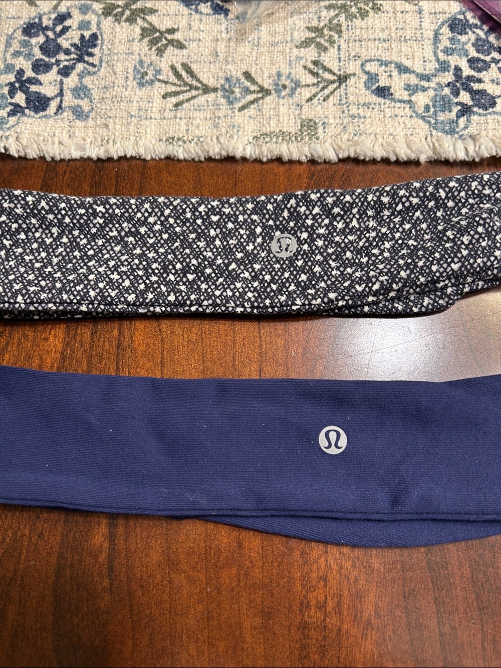 Lululemon Headbands - Navy & Black/White Pattern